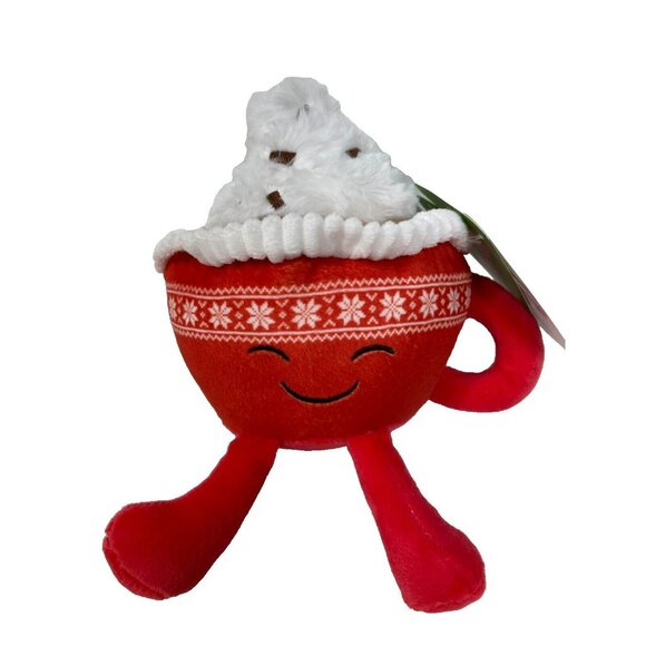 Gigglescape 5" Holiday Hot Cocoa Mug Soft Plush Toy - Picture 8 of 14